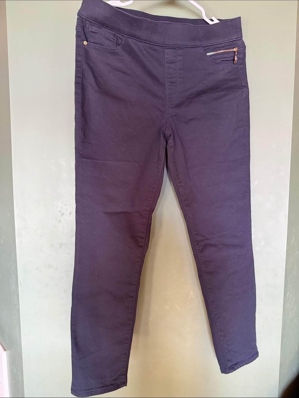 Tommy Hilfiger Navy Blue Ankle Pants